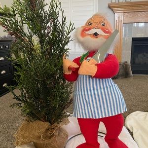 Annalee 1965 Vintage Workshop Santa